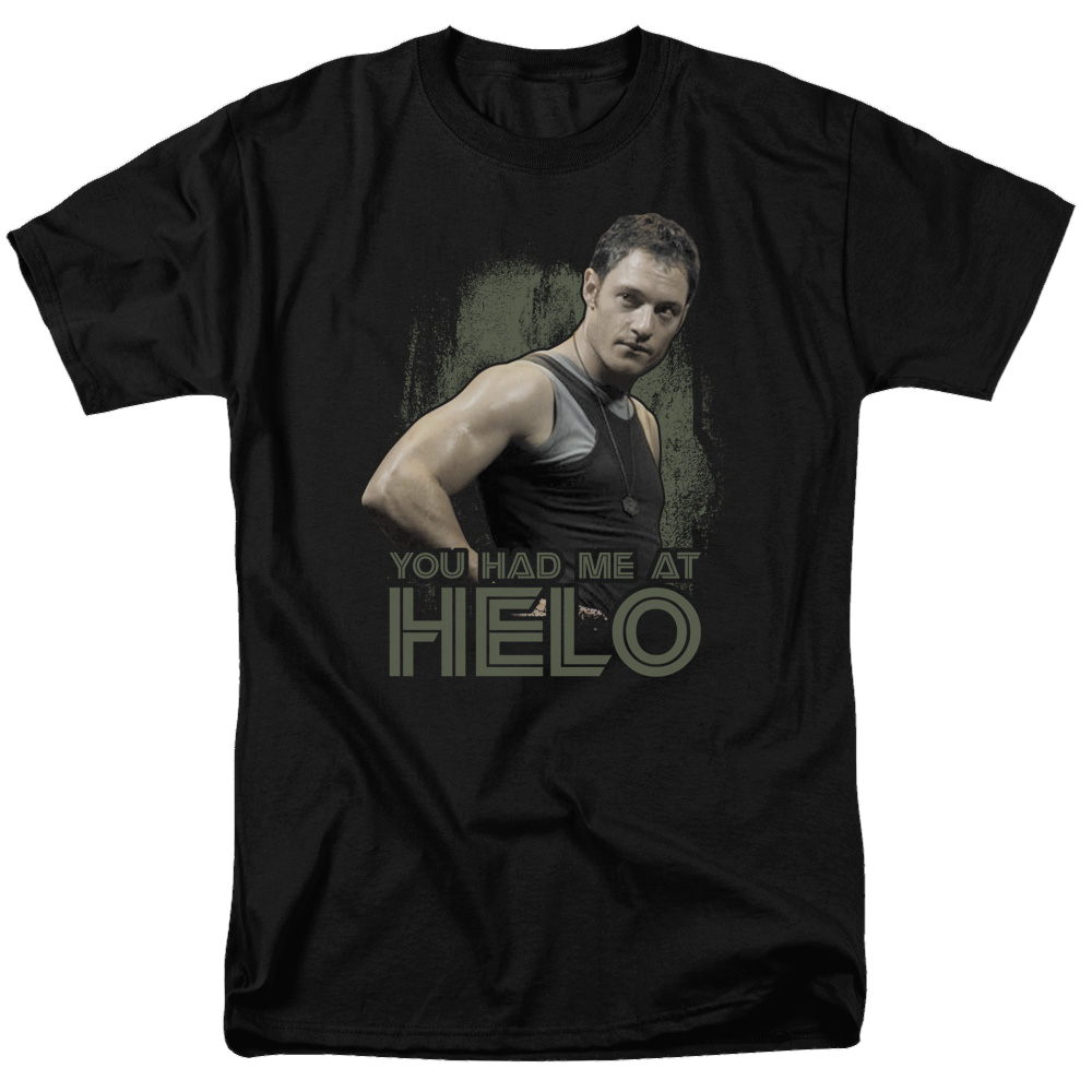 Battlestar Galactica Had Me At Helo - Men's Regular Fit T-Shirt Hoodie, Sweatshirt | CiraTrend.com