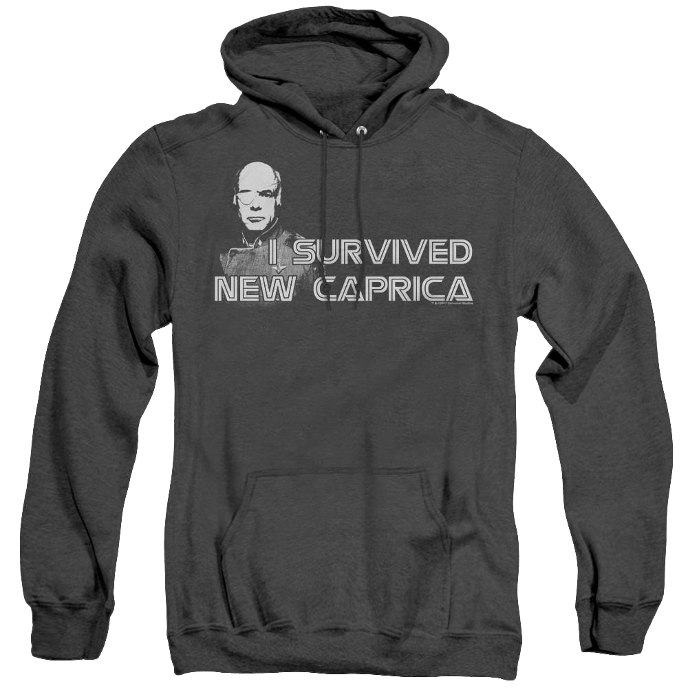 Battlestar Galactica (2004) I Survived New Caprica - Heather Pullover Hoodie T-Shirts, Sweatshirt | CiraTrend.com