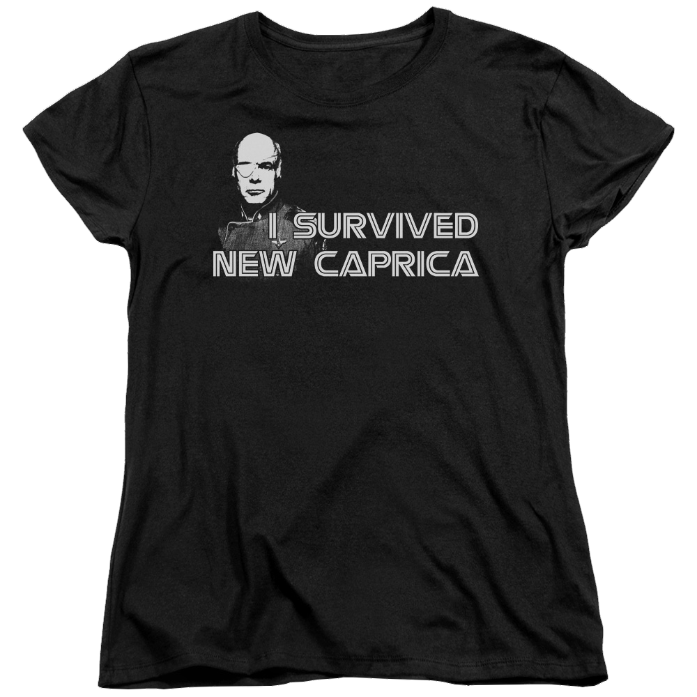 Battlestar Galactica I Survived New Caprica - Women's T-Shirt Hoodie, Sweatshirt | CiraTrend.com