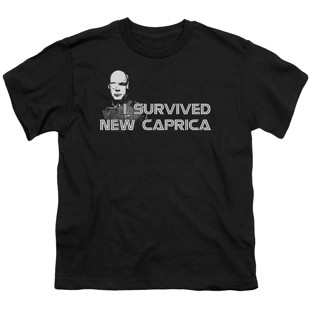 Battlestar Galactica (2004) I Survived New Caprica - Youth T-Shirt Hoodie, Sweatshirt | CiraTrend.com