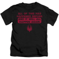 Battlestar Galactica (2004) It Will Happen Again - Kid's T-Shirt Hoodie, Sweatshirt | CiraTrend.com
