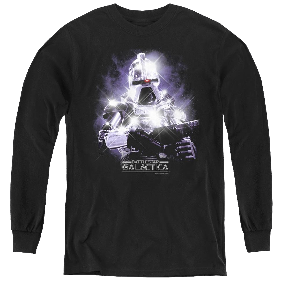 Battlestar Galactica (1978) 35Th Anniversary Cylon - Youth Long Sleeve T-Shirt Hoodie, Sweatshirt | CiraTrend.com