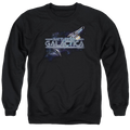 Battlestar Galactica Cylon Persuit - Men's Crewneck Sweatshirt T-Shirts, Hoodie | CiraTrend.com