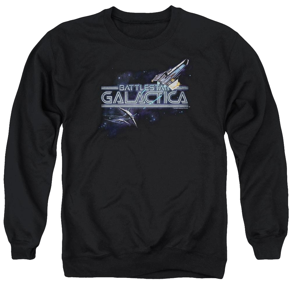 Battlestar Galactica Cylon Persuit - Men's Crewneck Sweatshirt T-Shirts, Hoodie | CiraTrend.com