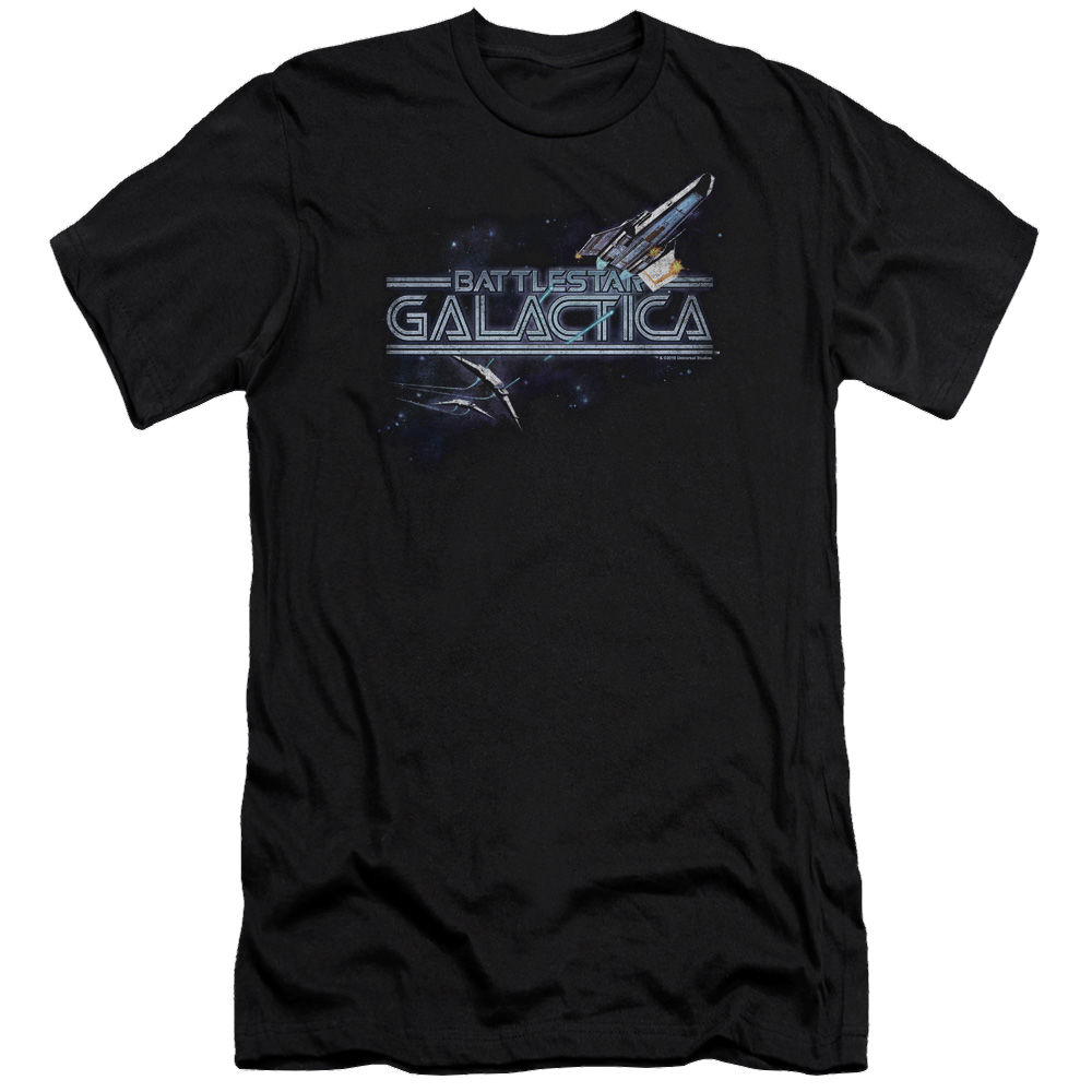 Battlestar Galactica Cylon Persuit - Men's Premium Slim Fit T-Shirt Hoodie, Sweatshirt | CiraTrend.com