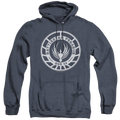 Battlestar Galactica (2004) Pegasus Badge - Heather Pullover Hoodie T-Shirts, Sweatshirt | CiraTrend.com