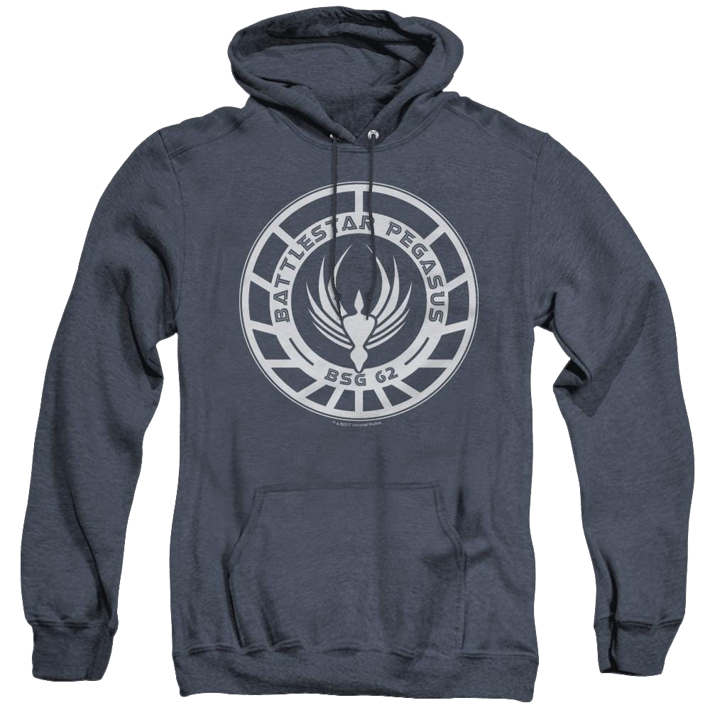 Battlestar Galactica (2004) Pegasus Badge - Heather Pullover Hoodie T-Shirts, Sweatshirt | CiraTrend.com