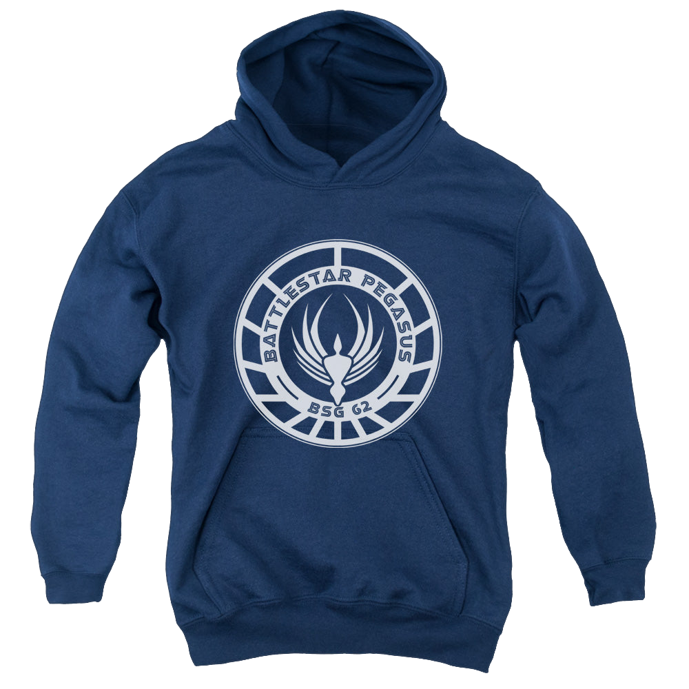 Battlestar Galactica (2004) Pegasus Badge - Youth Hoodie T-Shirts, Sweatshirt | CiraTrend.com
