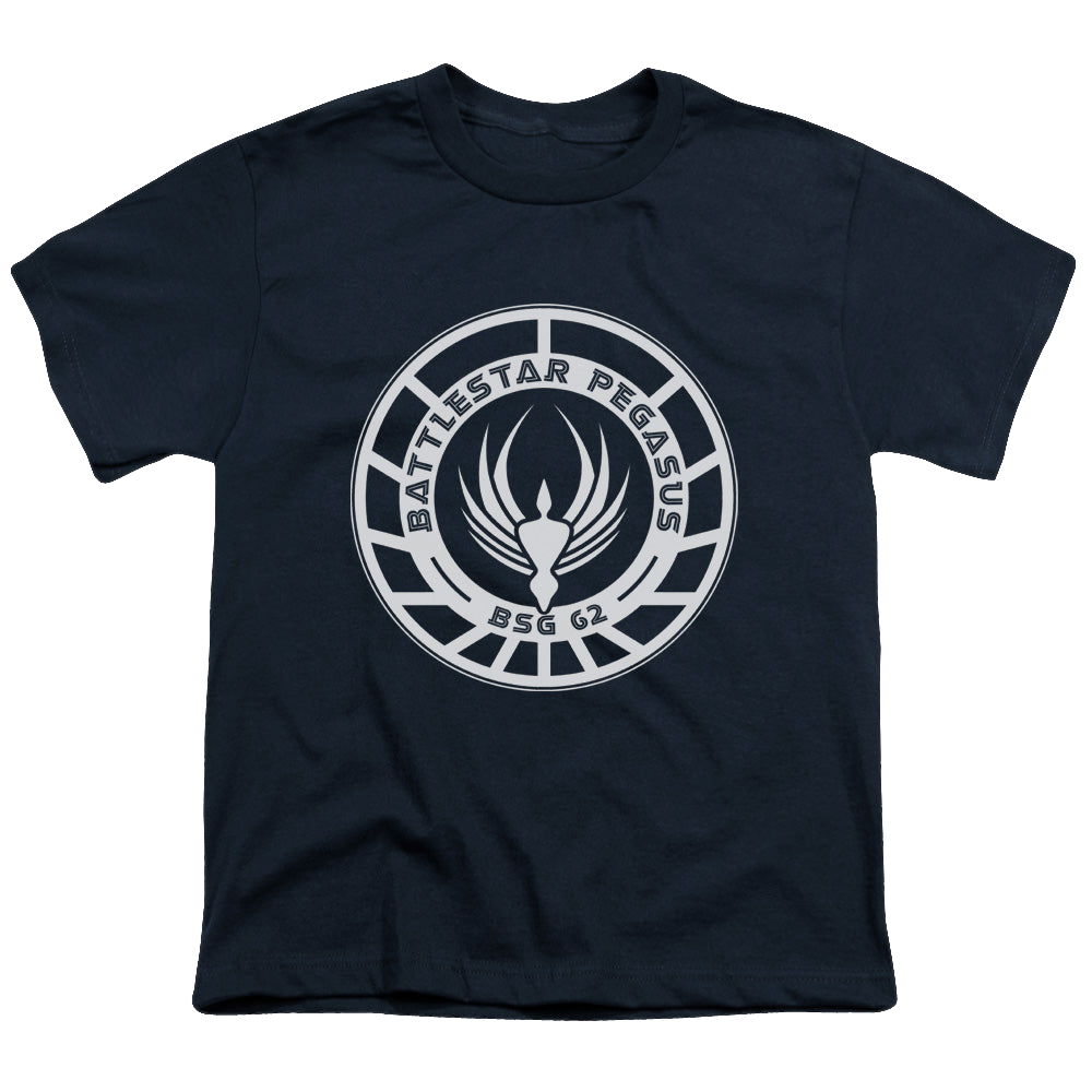 Battlestar Galactica (2004) Pegasus Badge - Youth T-Shirt Hoodie, Sweatshirt | CiraTrend.com