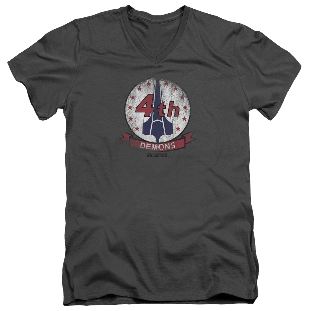 Battlestar Galactica Demons Badge - Men's V-Neck T-Shirt Hoodie, Sweatshirt | CiraTrend.com