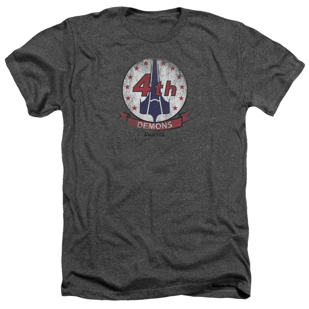 Battlestar Galactica Demons Badge - Men's Heather T-Shirt Hoodie, Sweatshirt | CiraTrend.com