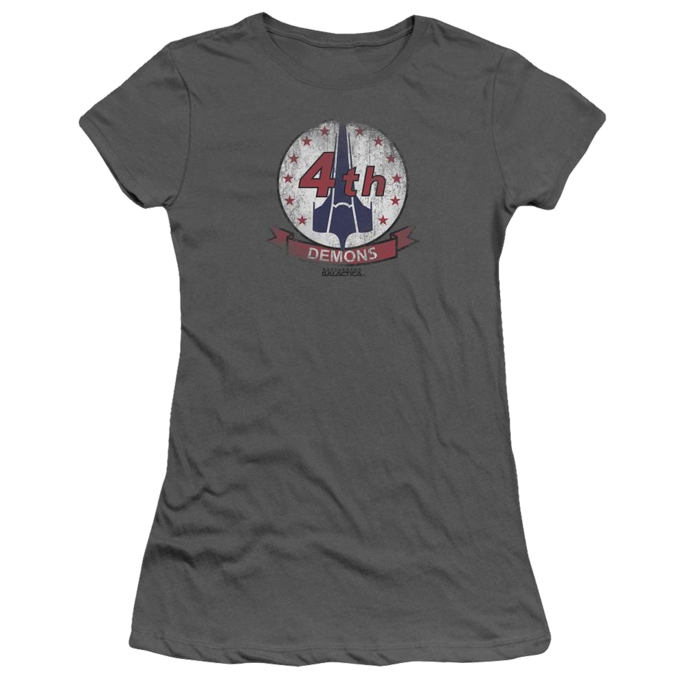 Battlestar Galactica Demons Badge - Juniors T-Shirt Hoodie, Sweatshirt | CiraTrend.com