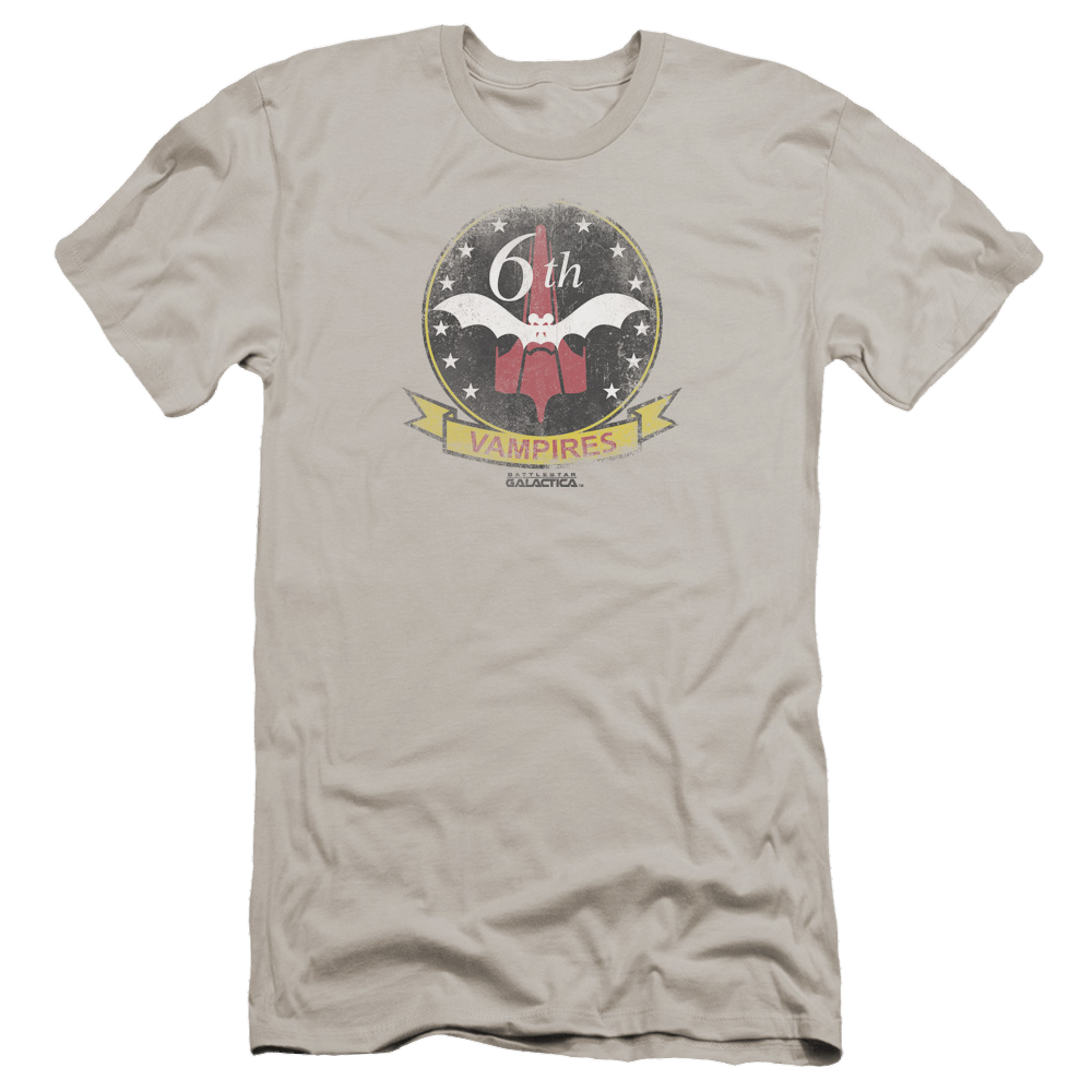 Battlestar Galactica Vampires Badge - Men's Premium Slim Fit T-Shirt Hoodie, Sweatshirt | CiraTrend.com