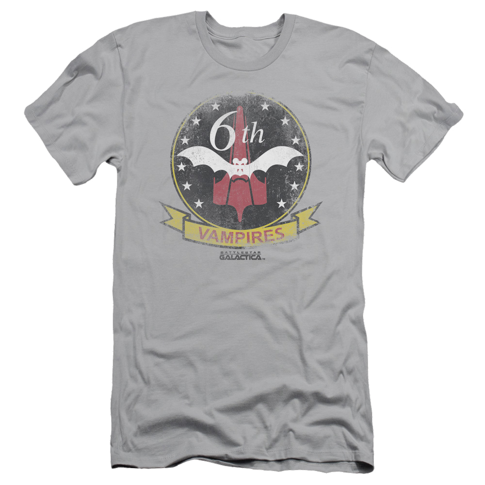 Battlestar Galactica Vampires Badge - Men's Slim Fit T-Shirt Hoodie, Sweatshirt | CiraTrend.com