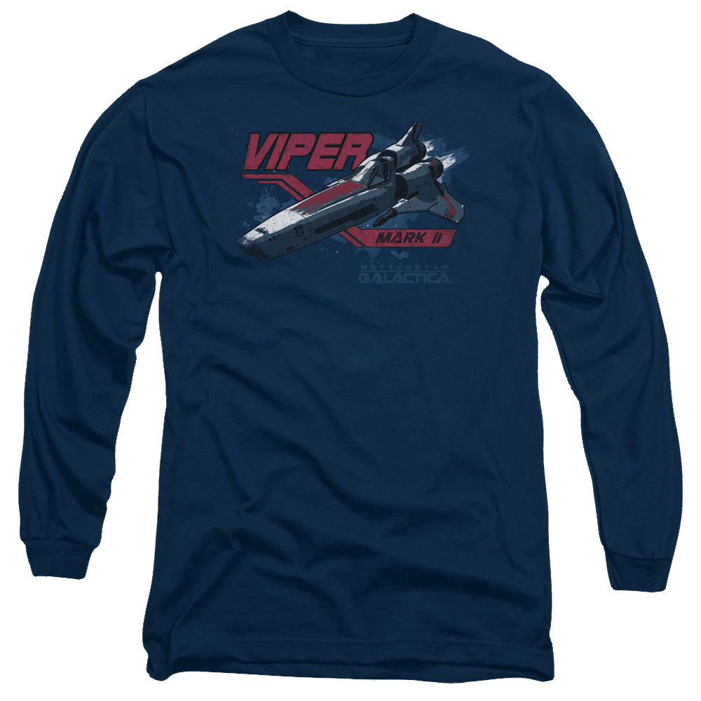 Battlestar Galactica Viper Mark Ii - Men's Long Sleeve T-Shirt Hoodie, Sweatshirt | CiraTrend.com