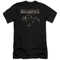 Batlestar GalACtica Batle Cast Premium Bella Canvas Slim Fit Mens T Shirt Black Hoodie, Sweatshirt | CiraTrend.com