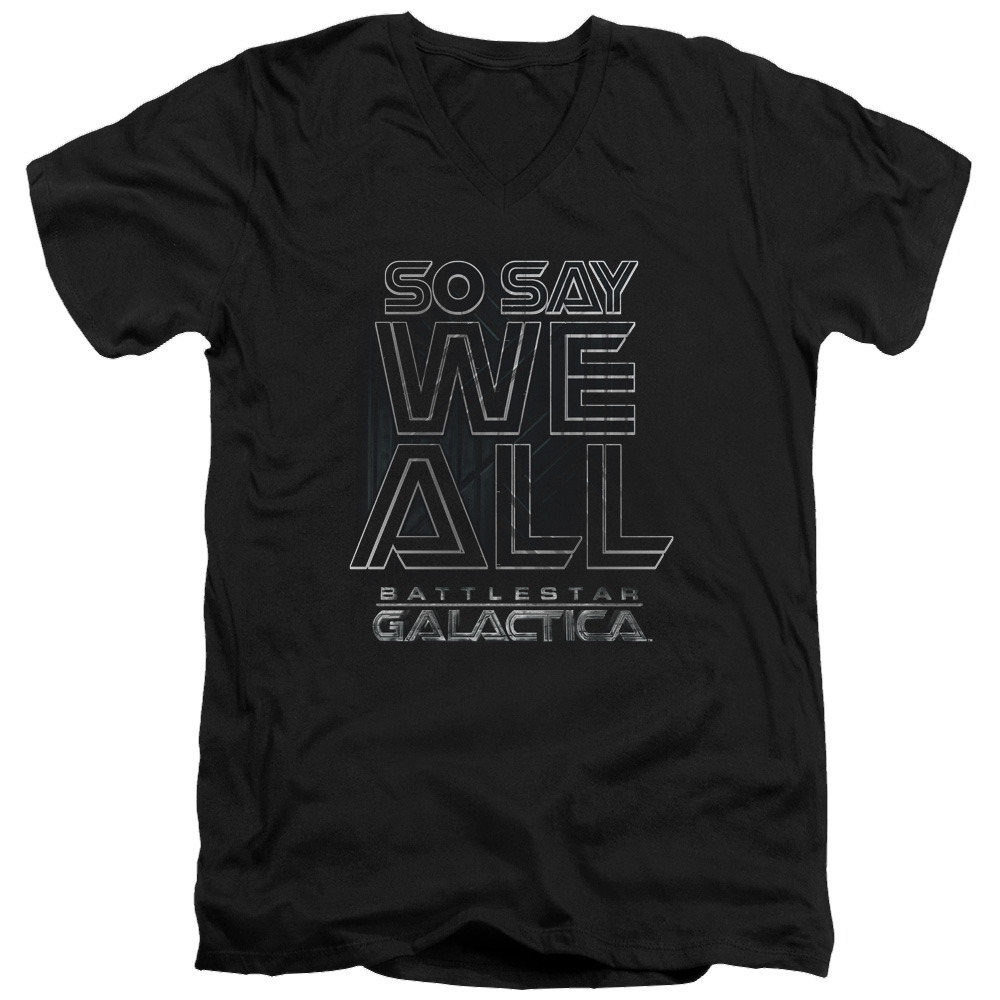 Battlestar Galactica Together Now - Men's V-Neck T-Shirt Hoodie, Sweatshirt | CiraTrend.com