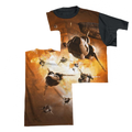 Battlestar Galactica Dog Fight - Men's Black Back T-Shirt Hoodie, Sweatshirt | CiraTrend.com