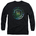 Batlestar GalACtica (New) Galaxy Emblem Mens Long Sleeve Shirt Black Hoodie, Sweatshirt | CiraTrend.com