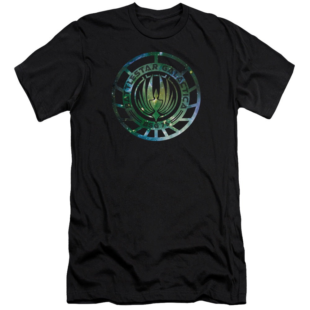Batlestar GalACtica (New) Galaxy Emblem Premium Bella Canvas Slim Fit Mens T Shirt Black Hoodie, Sweatshirt | CiraTrend.com