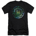 Batlestar GalACtica (New) Galaxy Emblem Slim Fit Mens T Shirt Black Hoodie, Sweatshirt | CiraTrend.com