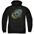 Batlestar GalACtica (New) Emblem Knock Out Mens Hoodie Black T-Shirts, Sweatshirt | CiraTrend.com