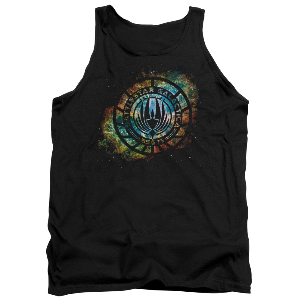Batlestar GalACtica (New) Emblem Knock Out Mens Tank Top Shirt Black Hoodie, Sweatshirt | CiraTrend.com
