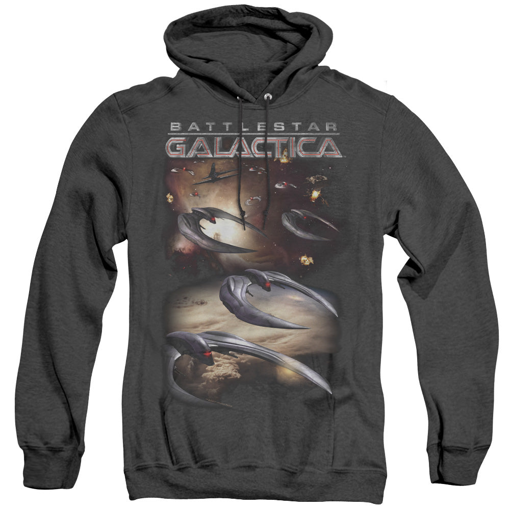 Batlestar GalACtica (New) When Cylons AtACk Heather Mens Hoodie Black T-Shirts, Sweatshirt | CiraTrend.com
