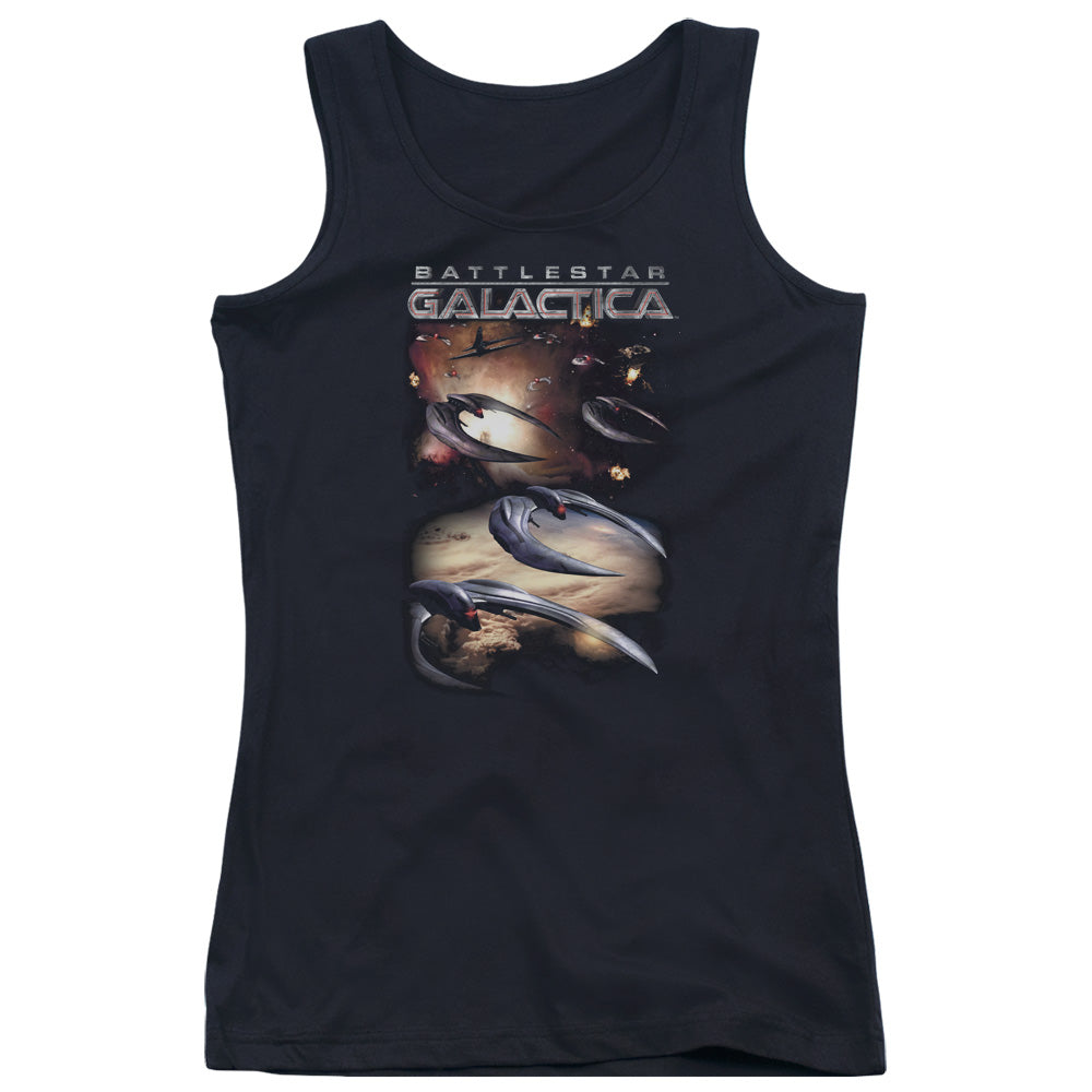 Batlestar GalACtica (New) When Cylons AtACk Womens Tank Top Shirt Black Hoodie, Sweatshirt | CiraTrend.com