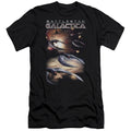 Batlestar GalACtica (New) When Cylons AtACk Premium Bella Canvas Slim Fit Mens T Shirt Black Hoodie, Sweatshirt