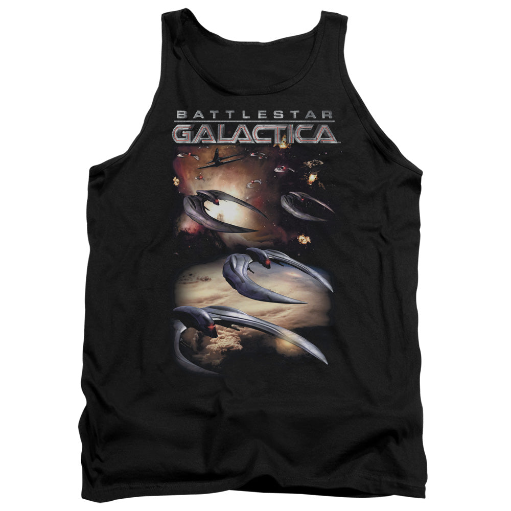 Batlestar GalACtica (New) When Cylons AtACk Mens Tank Top Shirt Black Hoodie, Sweatshirt | CiraTrend.com