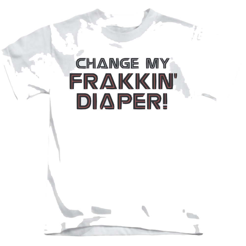 Battlestar Galactica (2004) Frakkin Diaper - Kid's T-Shirt Hoodie, Sweatshirt | CiraTrend.com
