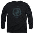 Batlestar GalACtica (New) Faded Emblem Mens Long Sleeve Shirt Black Hoodie, Sweatshirt | CiraTrend.com