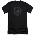 Batlestar GalACtica (New) Faded Emblem Premium Bella Canvas Slim Fit Mens T Shirt Black Hoodie, Sweatshirt | CiraTrend.com