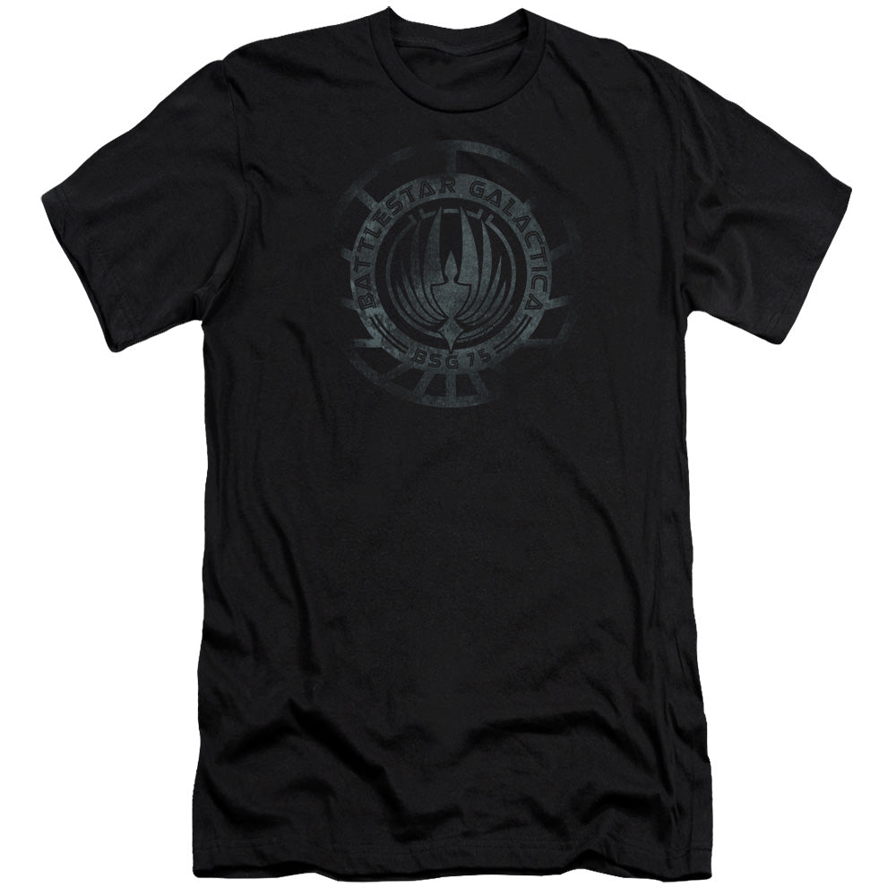 Batlestar GalACtica (New) Faded Emblem Premium Bella Canvas Slim Fit Mens T Shirt Black Hoodie, Sweatshirt | CiraTrend.com
