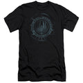 Batlestar GalACtica (New) Faded Emblem Slim Fit Mens T Shirt Black Hoodie, Sweatshirt | CiraTrend.com