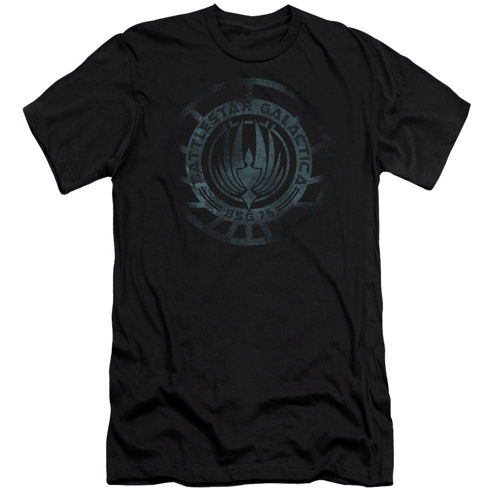 Batlestar GalACtica (New) Faded Emblem Slim Fit Mens T Shirt Black Hoodie, Sweatshirt | CiraTrend.com
