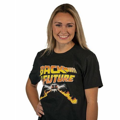 Back to the Future DeLorean Flametrails unisex T-shirt Hoodie, Sweatshirt | CiraTrend.com (Image 1)