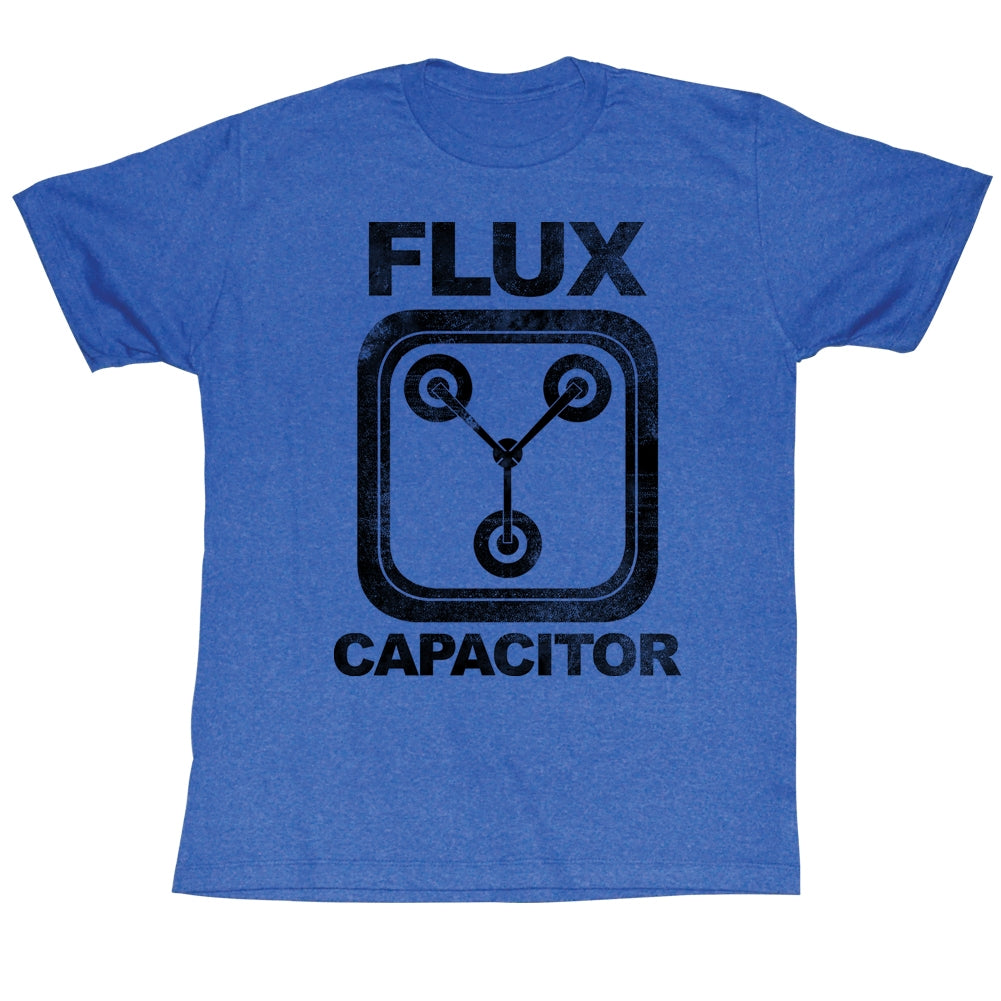 Back To The Future Mens S/S T-Shirt - Flux - Heather Royal Heather Hoodie, Sweatshirt | CiraTrend.com