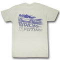 Back To The Future Mens S/S T-Shirt - Future Fade - Solid Natural Hoodie, Sweatshirt | CiraTrend.com