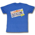 Back To The Future Mens S/S T-Shirt - Outa It - Heather Royal Heather Hoodie, Sweatshirt | CiraTrend.com