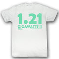 Back To The Future Mens S/S T-Shirt - Big Gig - Solid White Hoodie, Sweatshirt | CiraTrend.com
