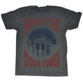 Back To The Future Mens S/S T-Shirt - Saves The Day - Heather Graphite Heather Hoodie, Sweatshirt | CiraTrend.com