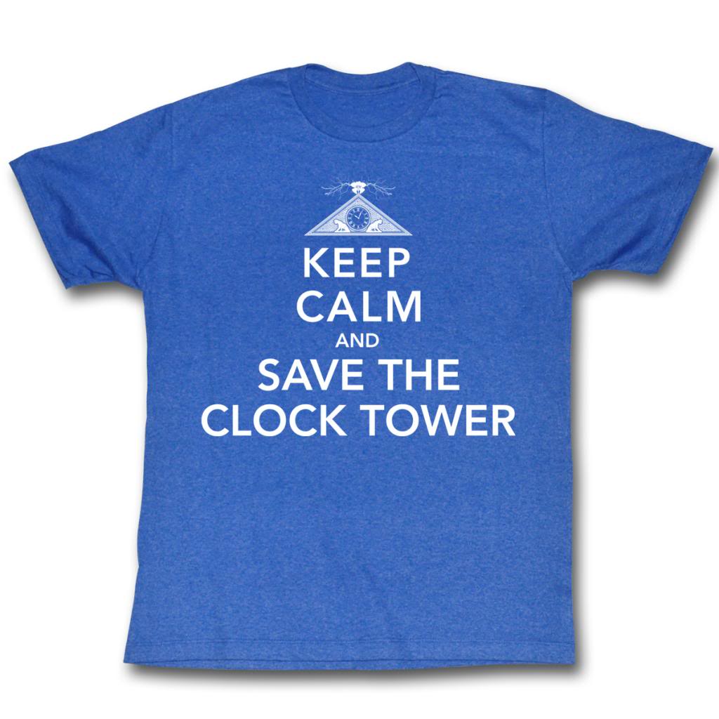 Back To The Future Mens S/S T-Shirt - Calmness - Solid Royal Hoodie, Sweatshirt | CiraTrend.com