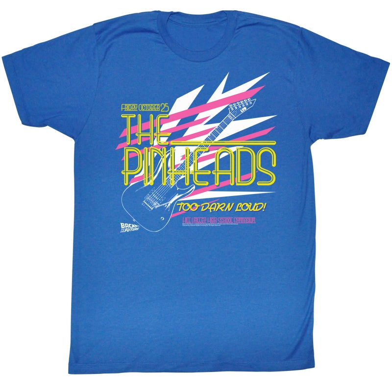 Back To The Future Mens S/S T-Shirt - Pinhead - Heather Royal Heather Hoodie, Sweatshirt | CiraTrend.com