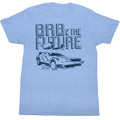 Back To The Future Mens S/S T-Shirt - Brb2 - Heather Light Blue Heather Hoodie, Sweatshirt | CiraTrend.com