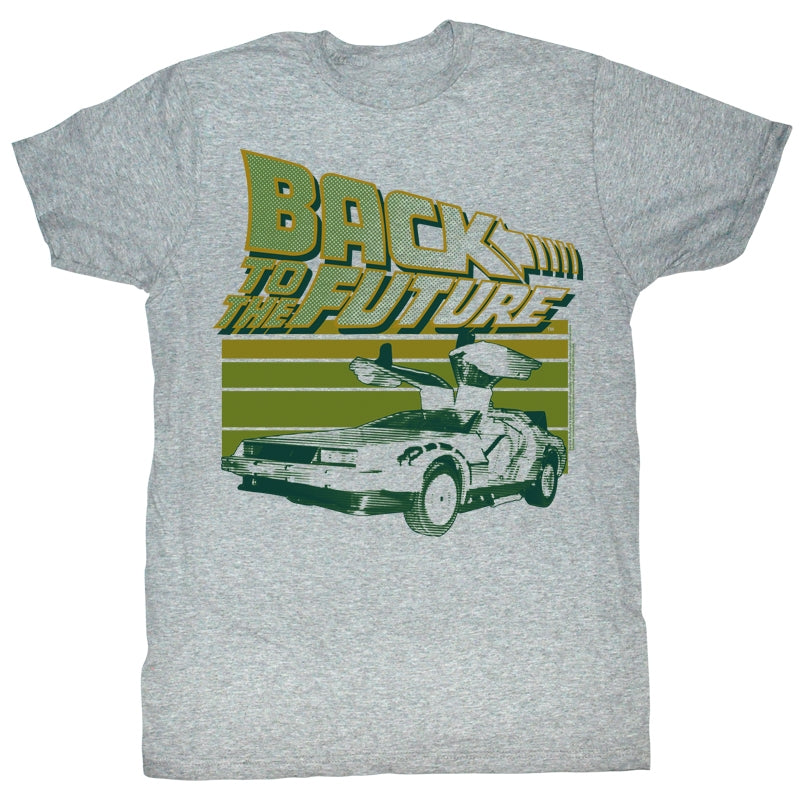 Back To The Future Mens S/S T-Shirt - Green Flight - Heather Gray Heather Hoodie, Sweatshirt | CiraTrend.com