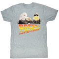 Back To The Future Mens S/S T-Shirt - Working - Heather Gray Heather Hoodie, Sweatshirt | CiraTrend.com