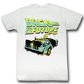 Back To The Future Mens S/S T-Shirt - Btf Neon - Solid White Hoodie, Sweatshirt | CiraTrend.com