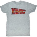 Back To The Future Mens S/S T-Shirt - Logo B2F - Heather Gray Heather Hoodie, Sweatshirt | CiraTrend.com